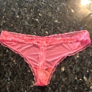 Victoria Secret Thong Peach color Med